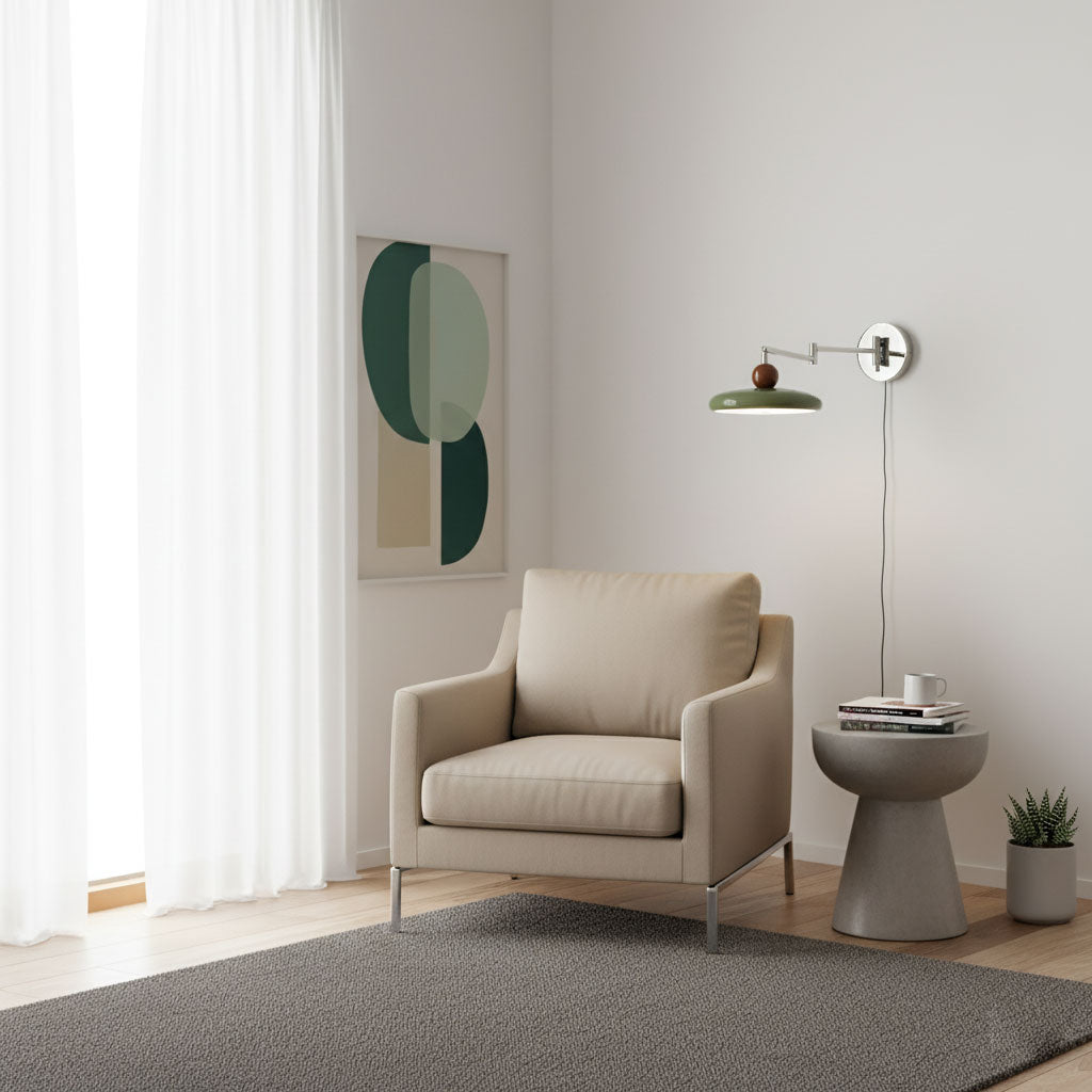 lola-plug-in-wall-lamp-anzaz-Green & Warm Light-7