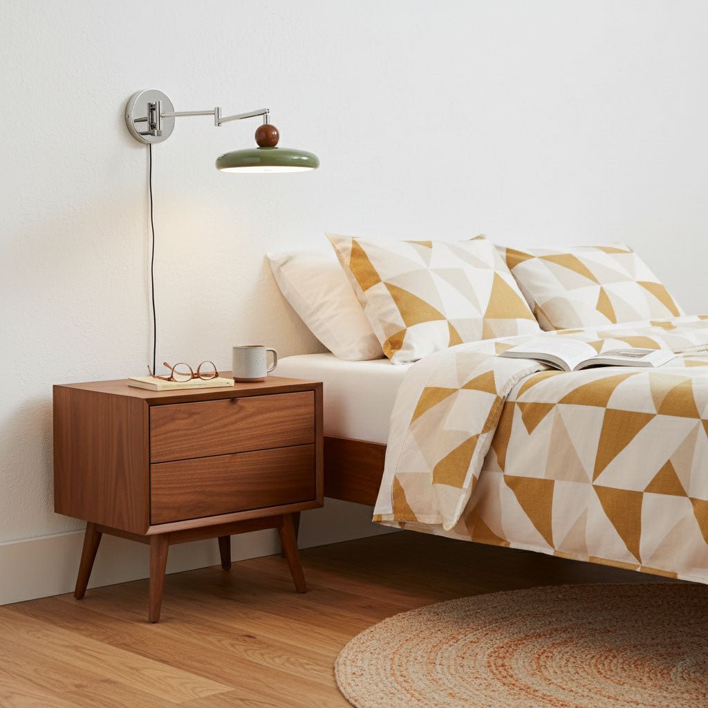 lola-plug-in-wall-lamp-anzaz-Green & Warm Light-5