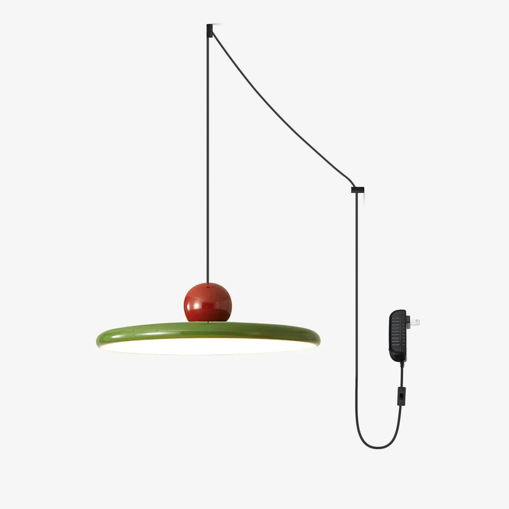 lola-pendant-swag-light-anzaz-Red & Beige / Warm Light-1