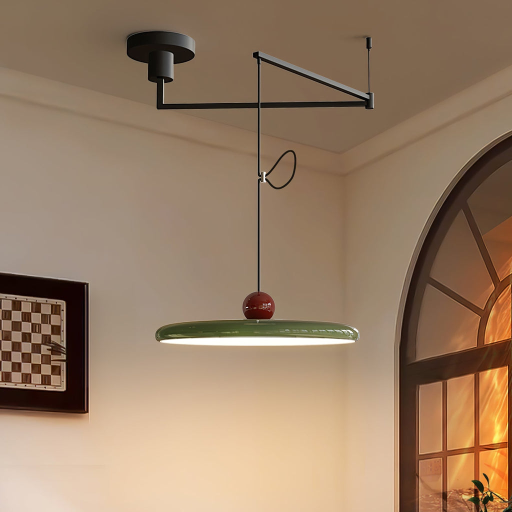 lola-swing-arm-pendant-lamp-anzaz-Red & Beige-8