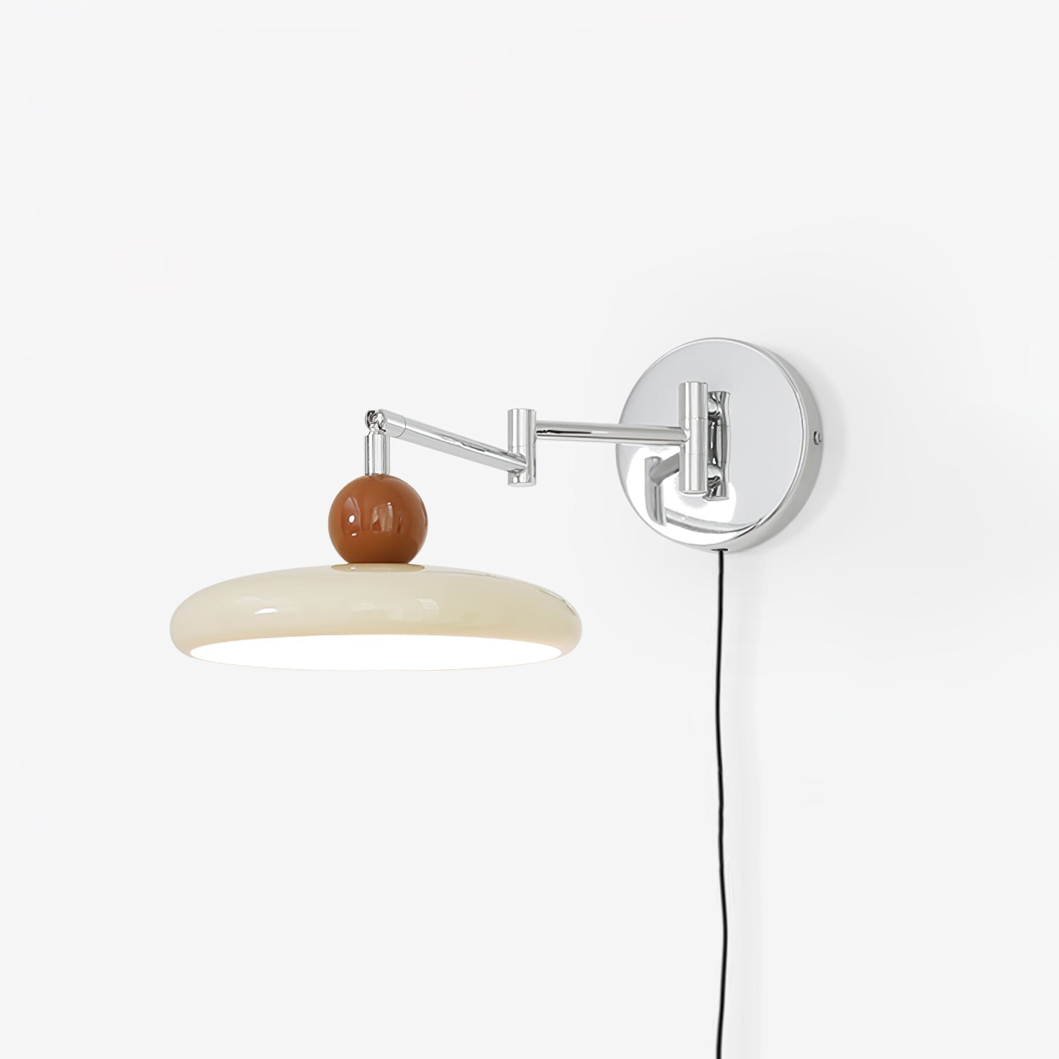 lola-plug-in-wall-lamp-anzaz-Beige & Warm Light-1