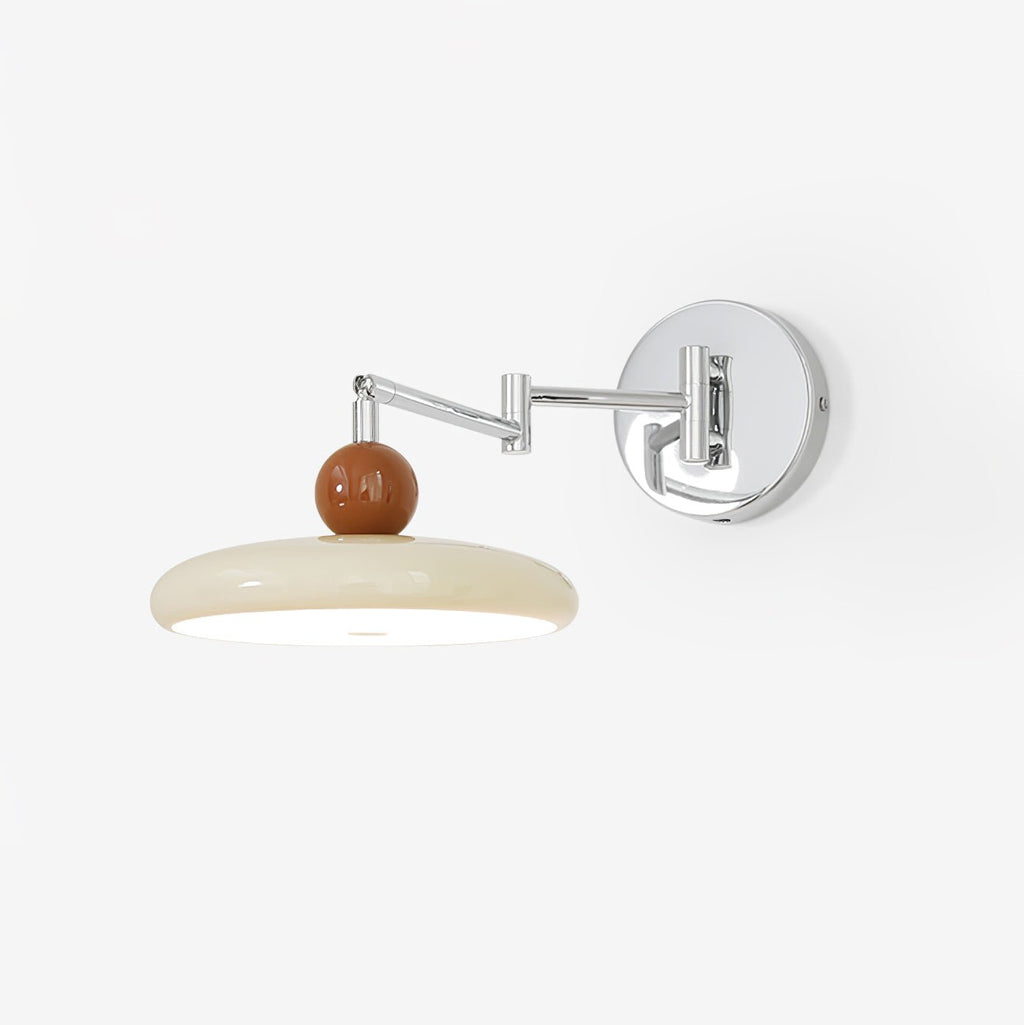 lola-swing-arm-wall-lamp-anzaz-Beige & Warm Light-1