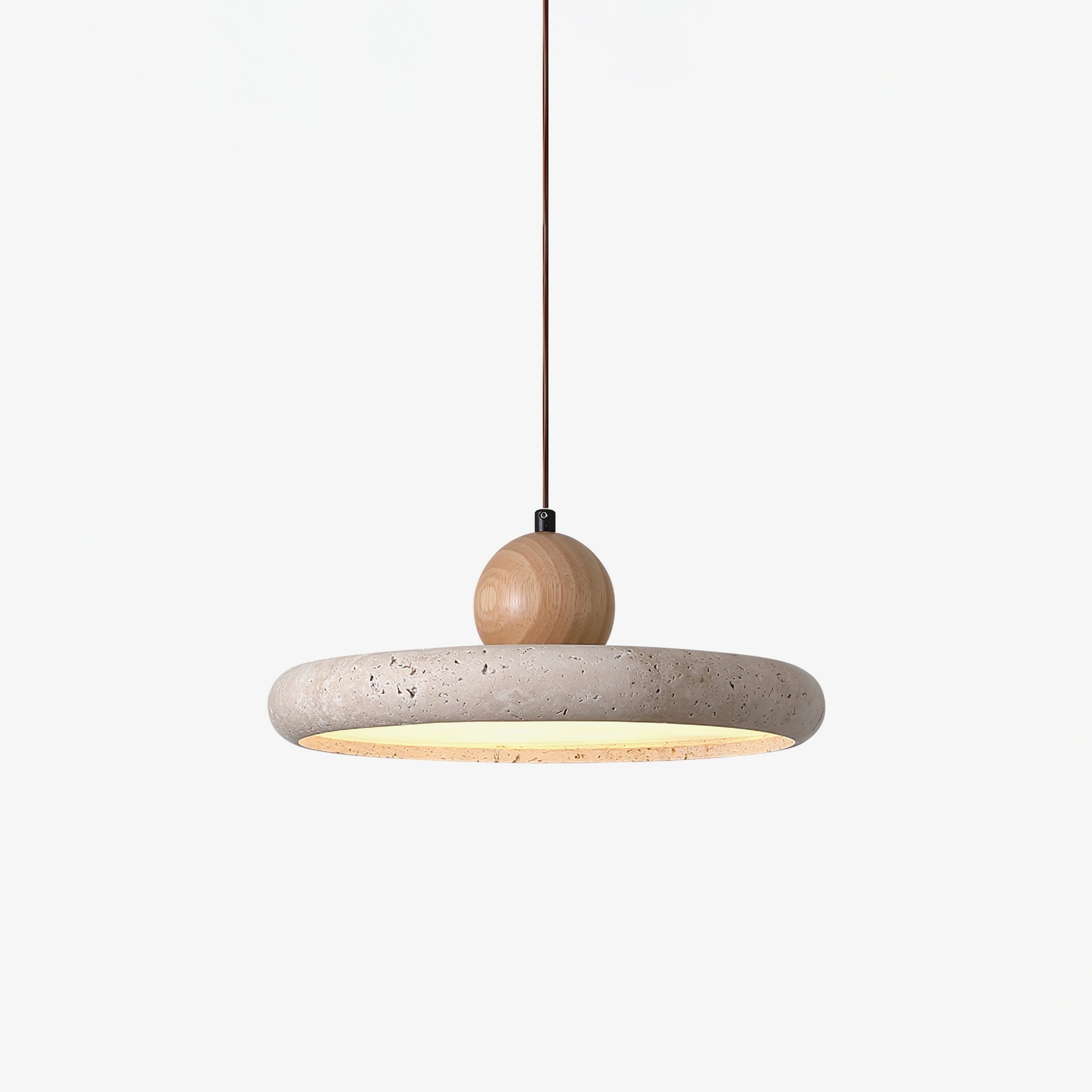 lola-travertine-pendant-light-anzaz-Yellow Travertine & Wood Color-1