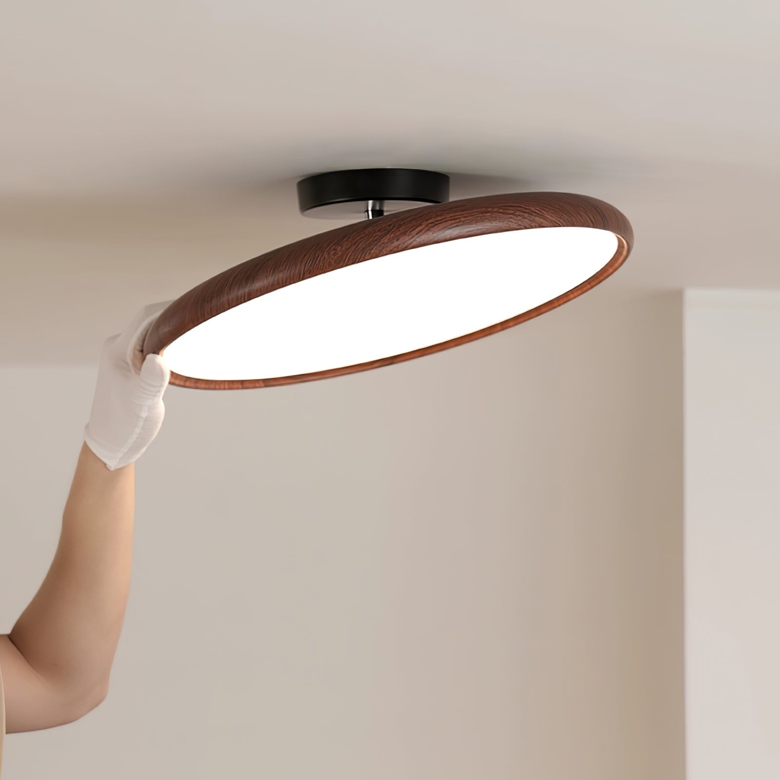 lola-wood-grain-ceiling-lamp-anzaz-Water Transfer Printing Wood Grain-3