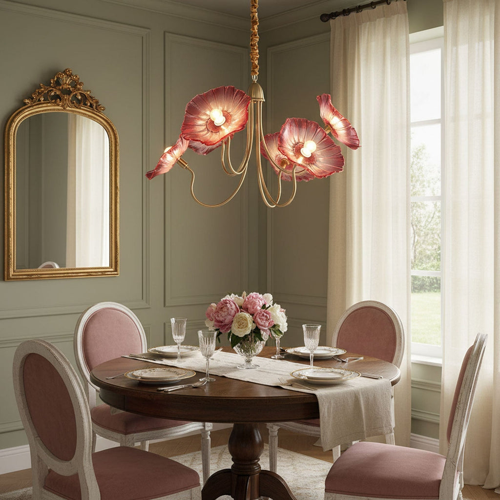 lotus-leaf-glass-chandelier-anzaz-Gold+Clear-3