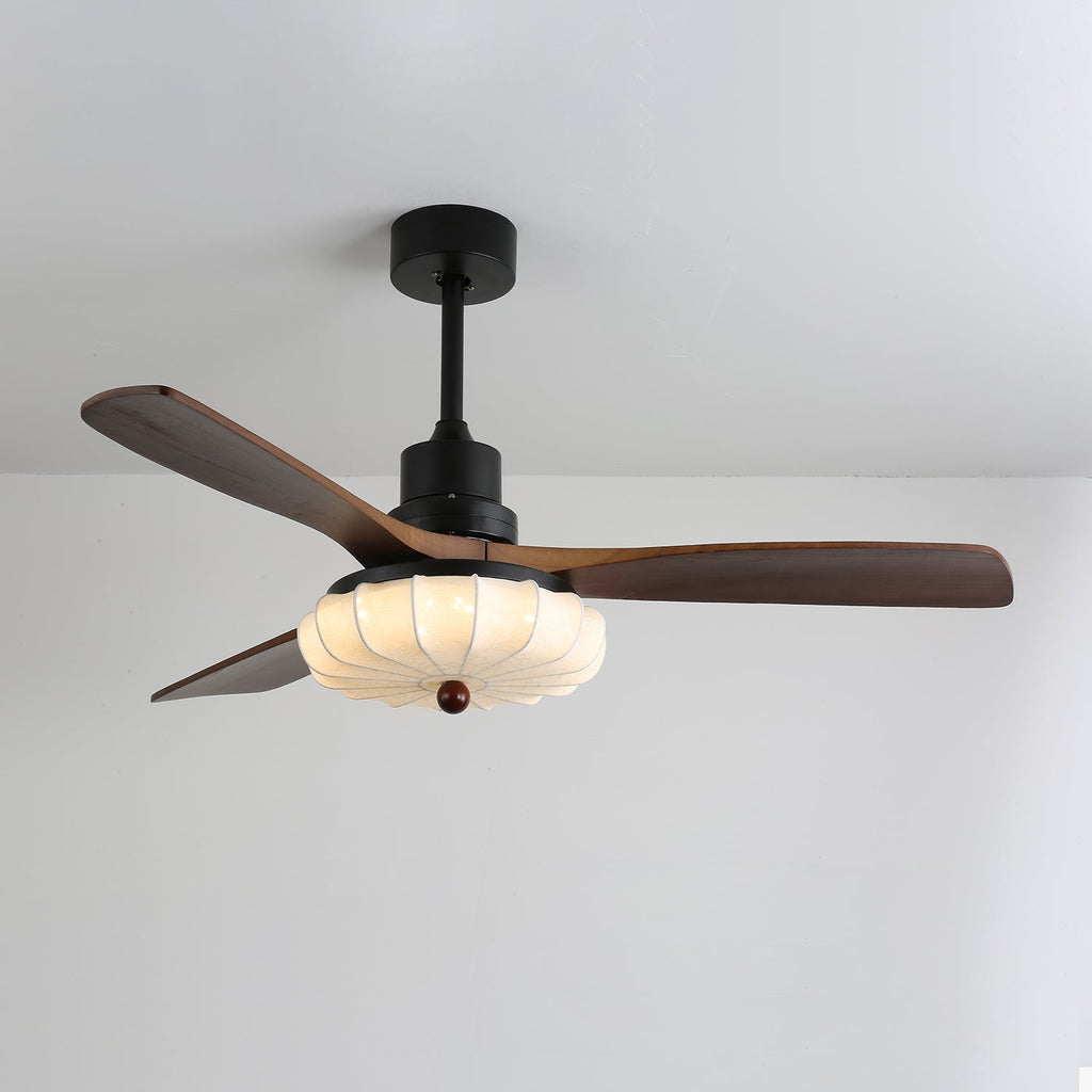 lotus-bloom-ceiling-fan-light-anzaz-Walnut Wood & Black & White-13