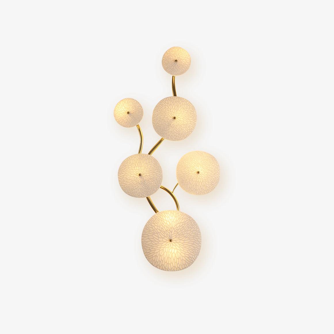lotus-petal-wall-lamp-anzaz-Gold & White Ceramic-1