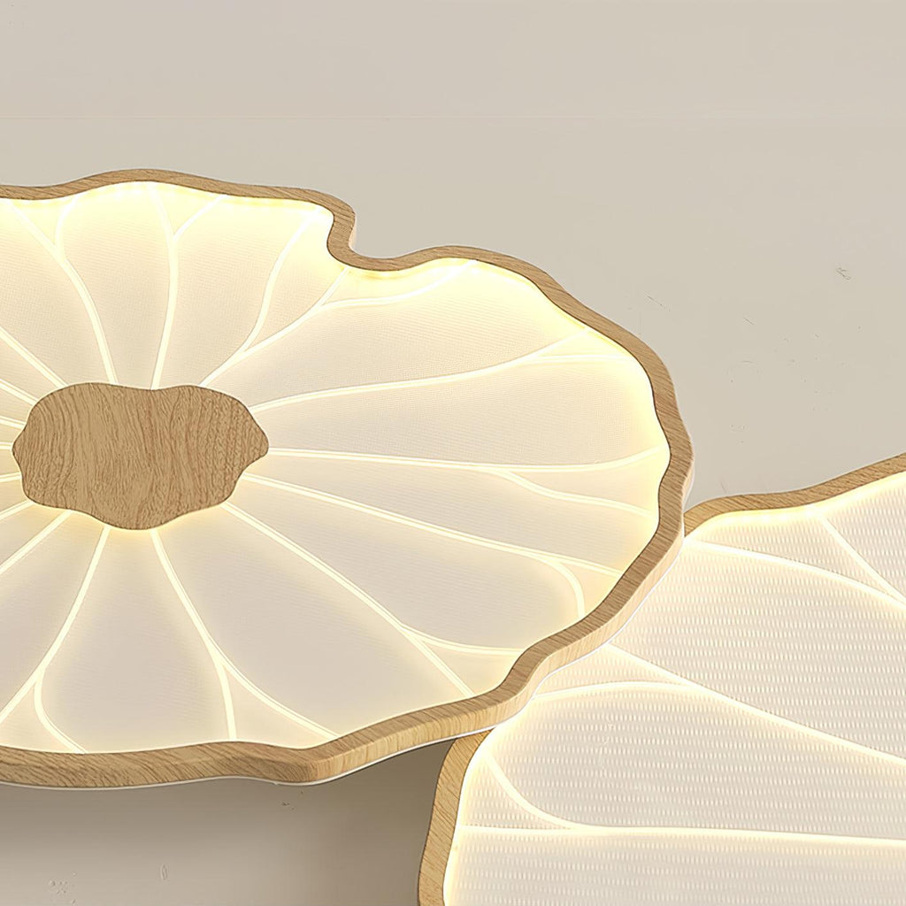 lotus-leaf-acrylic-ceiling-lamp-anzaz-Hydrographic Nature Wood Grain Finish-13