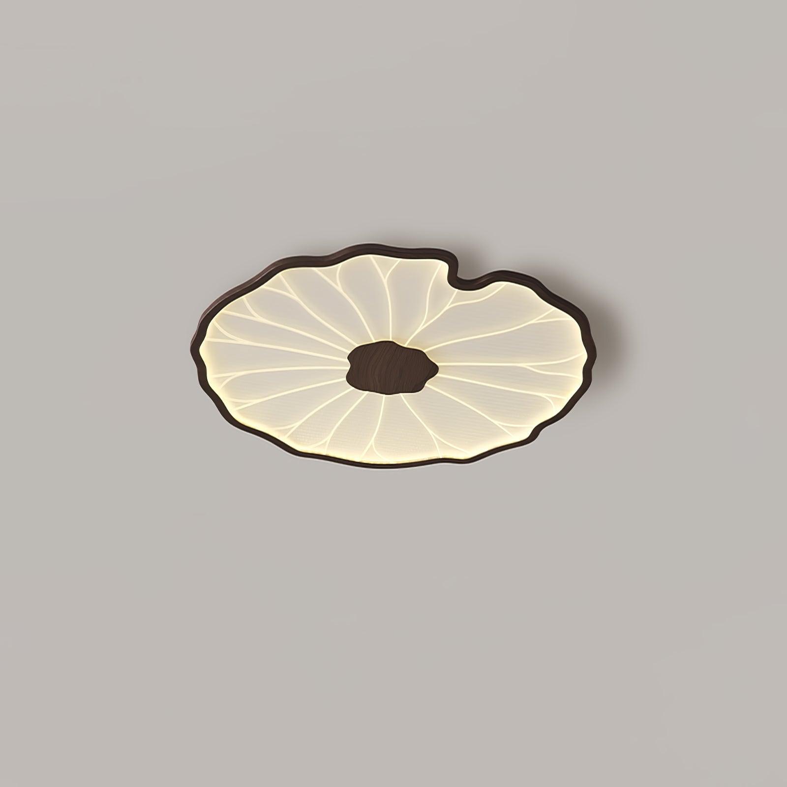 lotus-leaf-acrylic-ceiling-lamp-anzaz-Hydrographic Walnut Wood Grain Finish-16