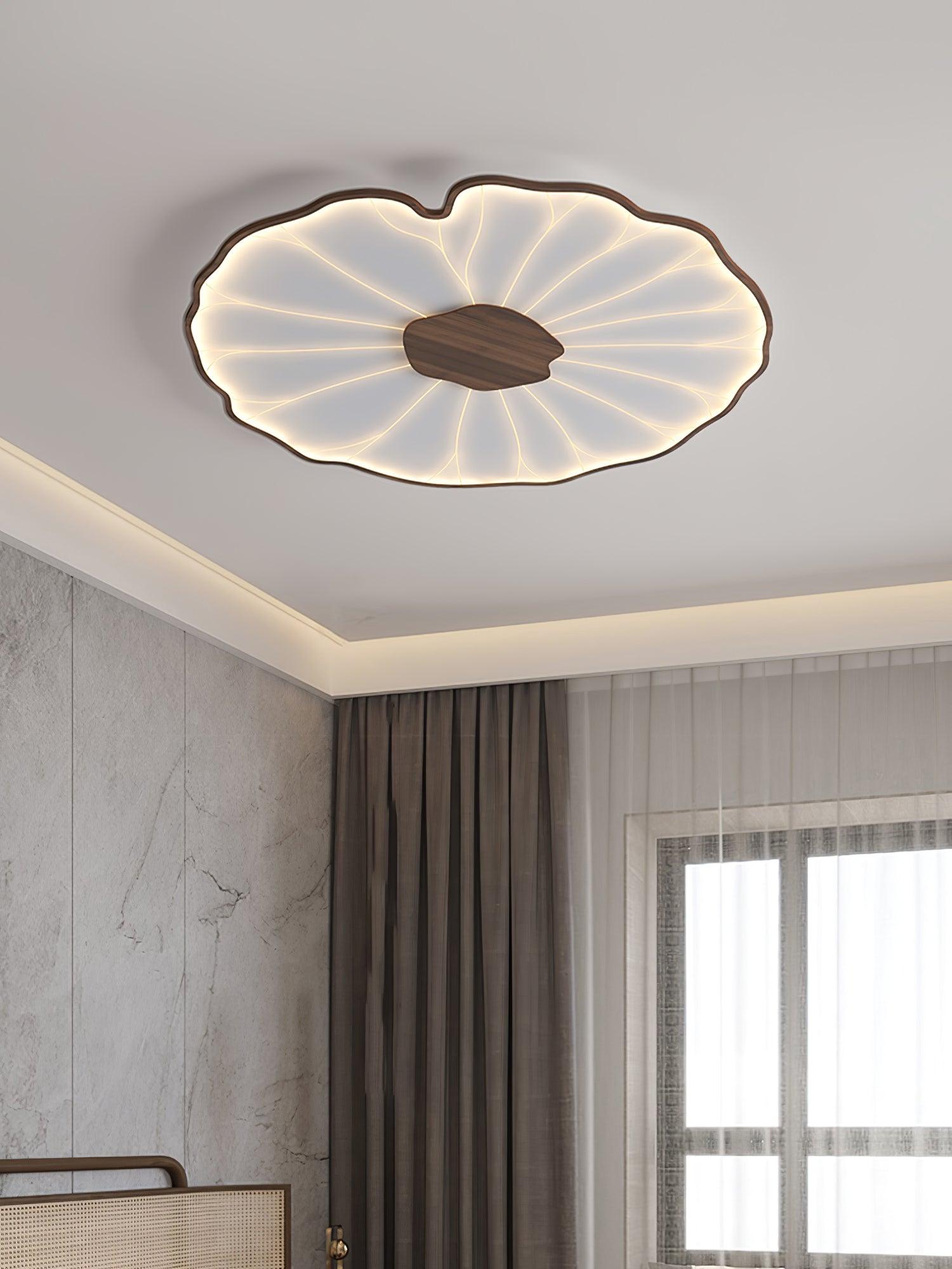 lotus-leaf-acrylic-ceiling-lamp-anzaz-Hydrographic Nature Wood Grain Finish-18