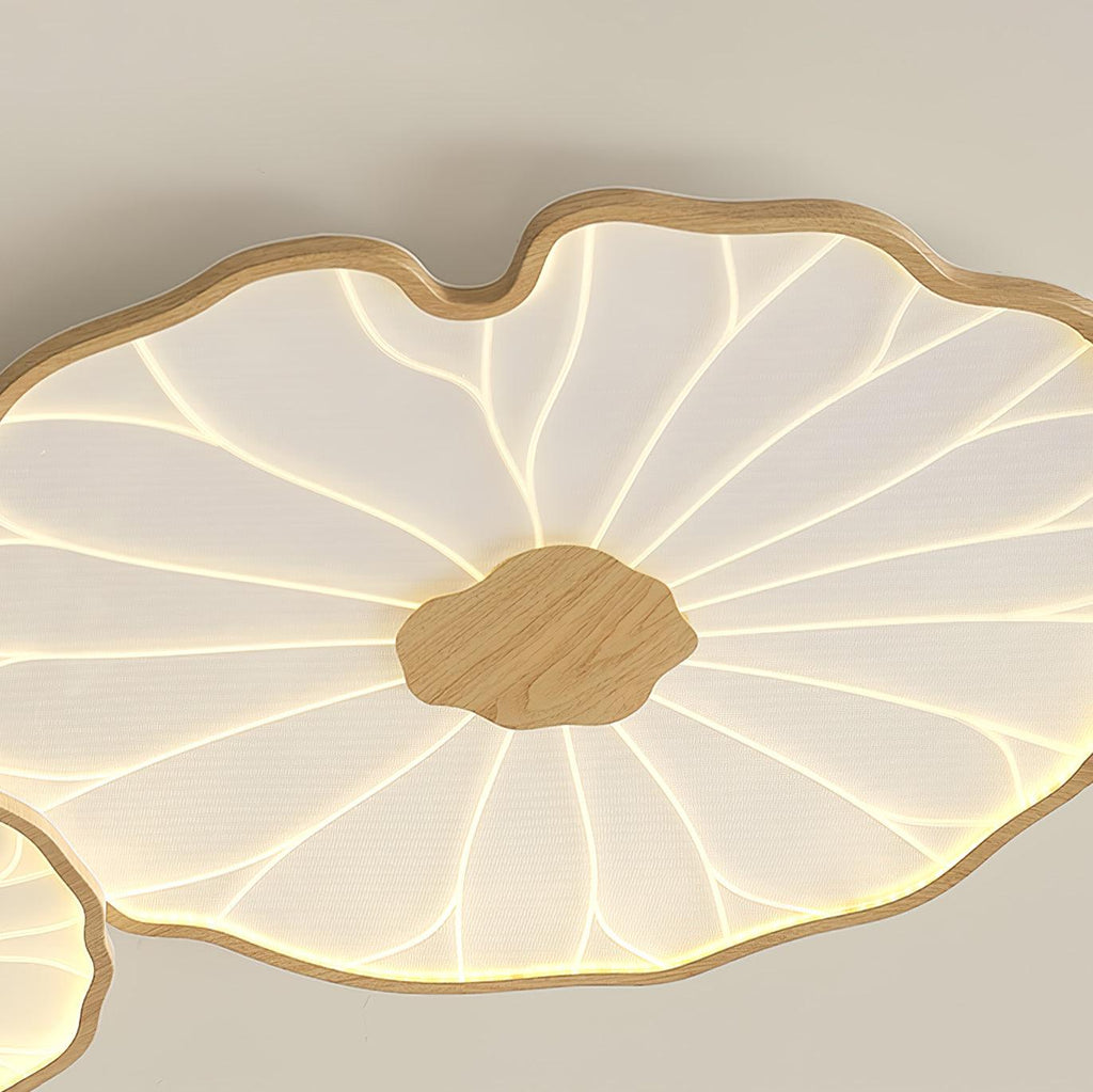 lotus-leaf-acrylic-ceiling-lamp-anzaz-Hydrographic Walnut Wood Grain Finish-19