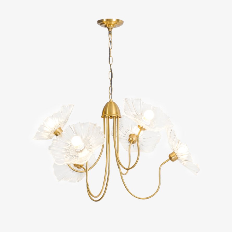 lotus-leaf-glass-chandelier-anzaz-Gold+Clear-1