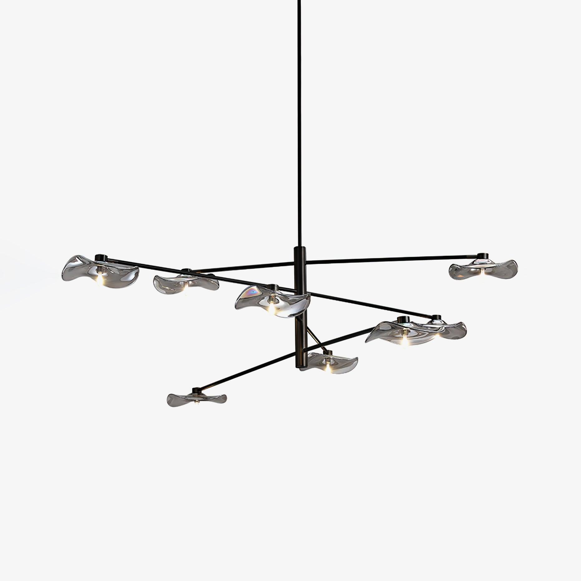 lotus-leaves-glass-chandelier-anzaz-Gold-1