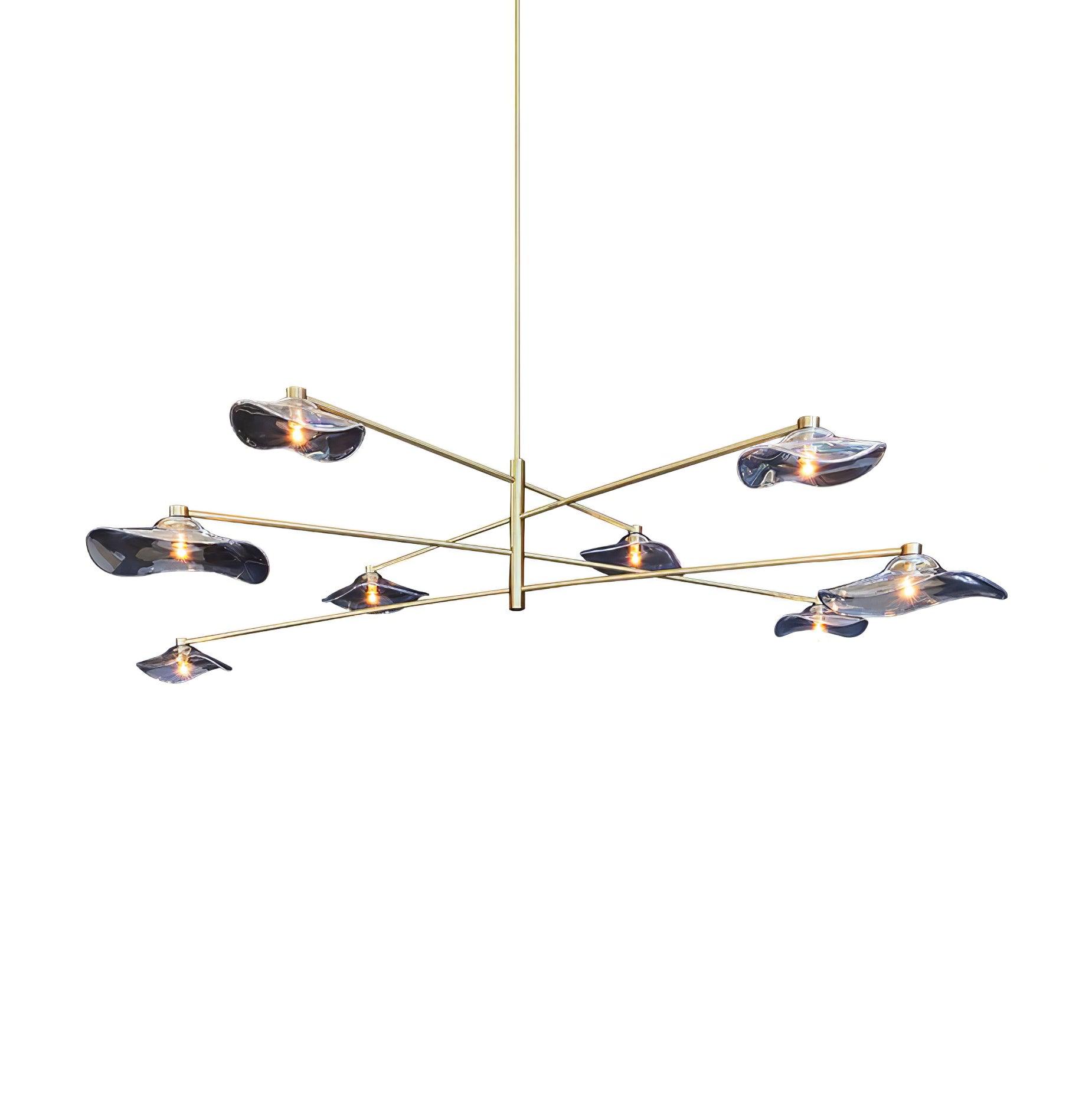 lotus-leaves-glass-chandelier-anzaz-Black-8