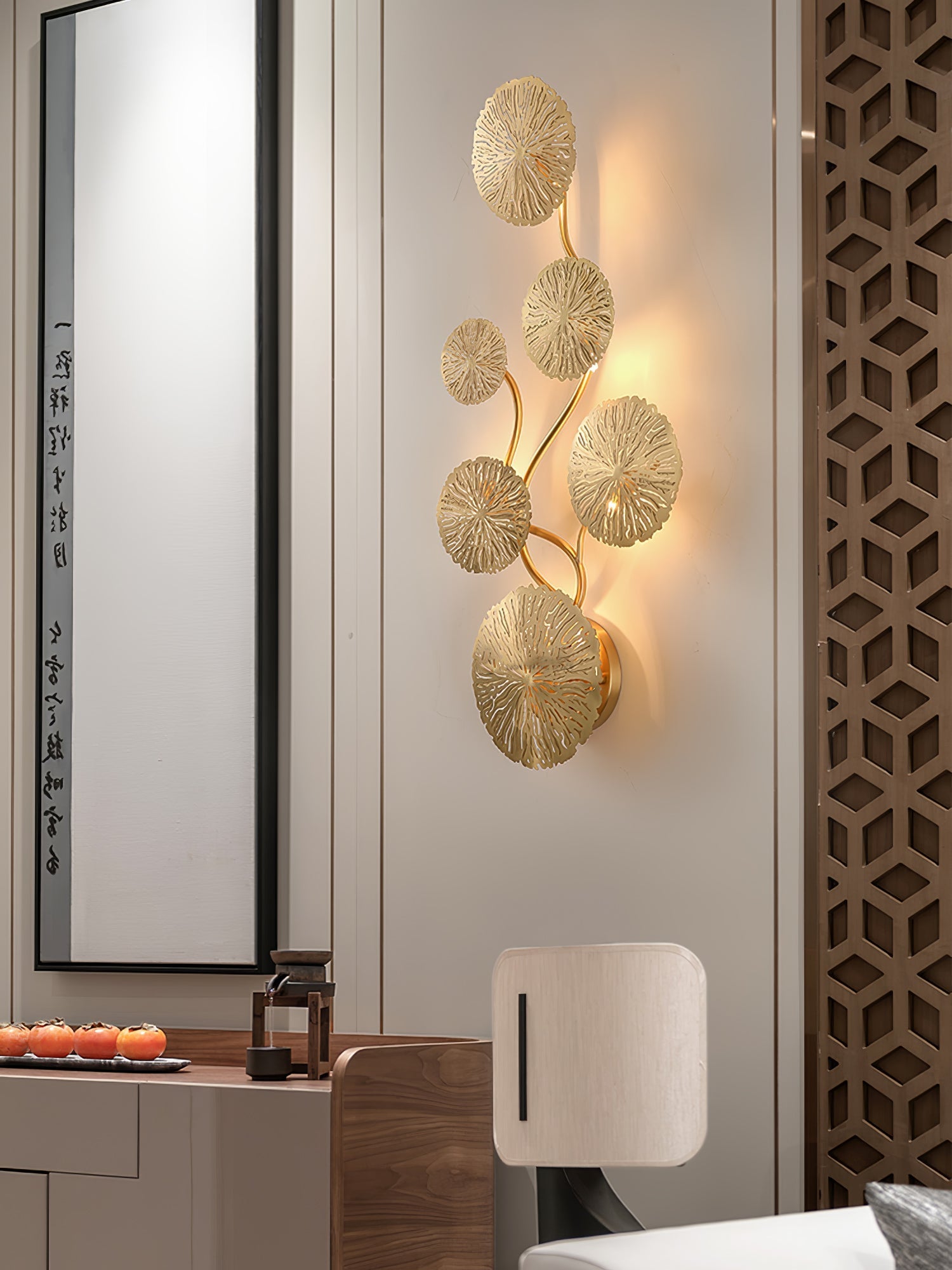 pure-copper-lotus-leaf-wall-sconce-anzaz-Stainless steel/metal-6