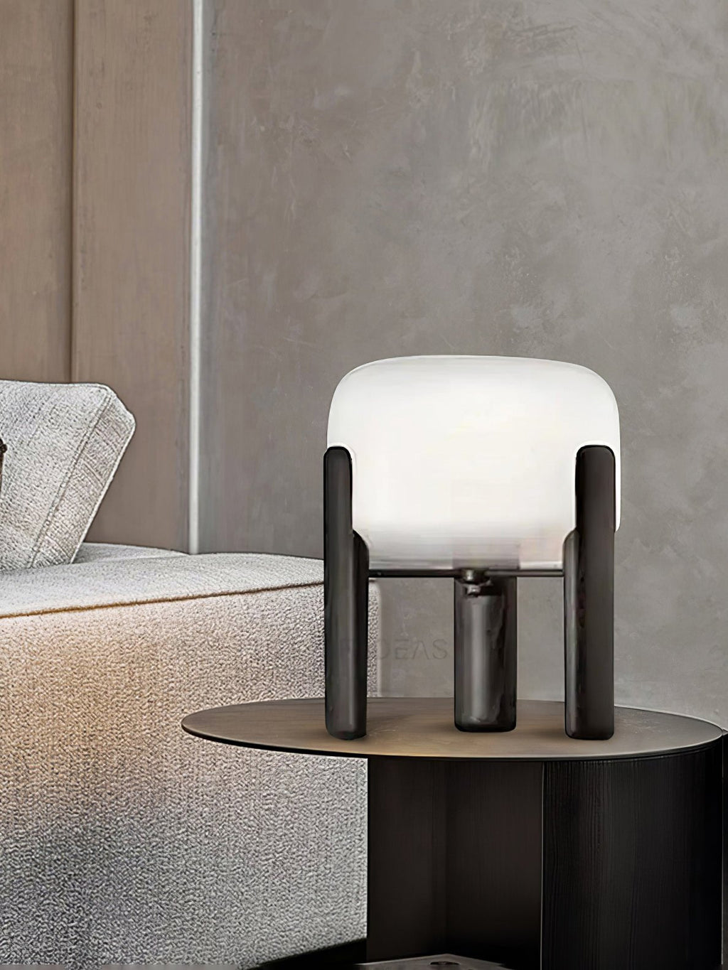 luca-orb-table-lamp-anzaz-Frosted White & Drak Walnut-2