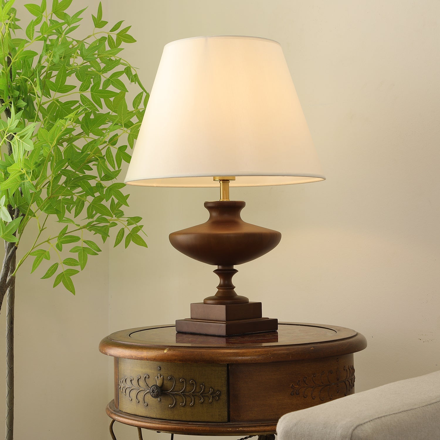 lucas-luminary-table-lamp-anzaz-Walnut Color & White-2