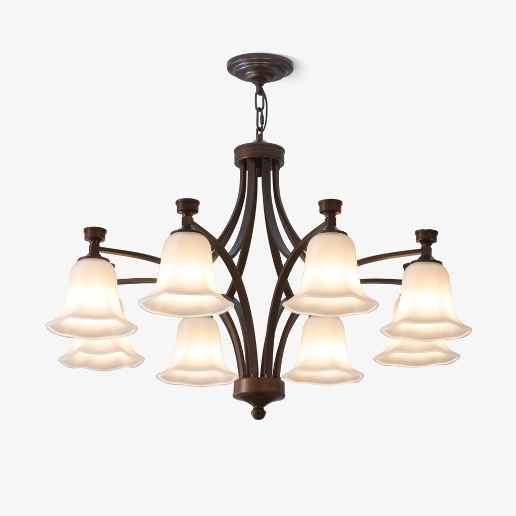 lucian-bell-chandelier-anzaz-Dark brown & White-1