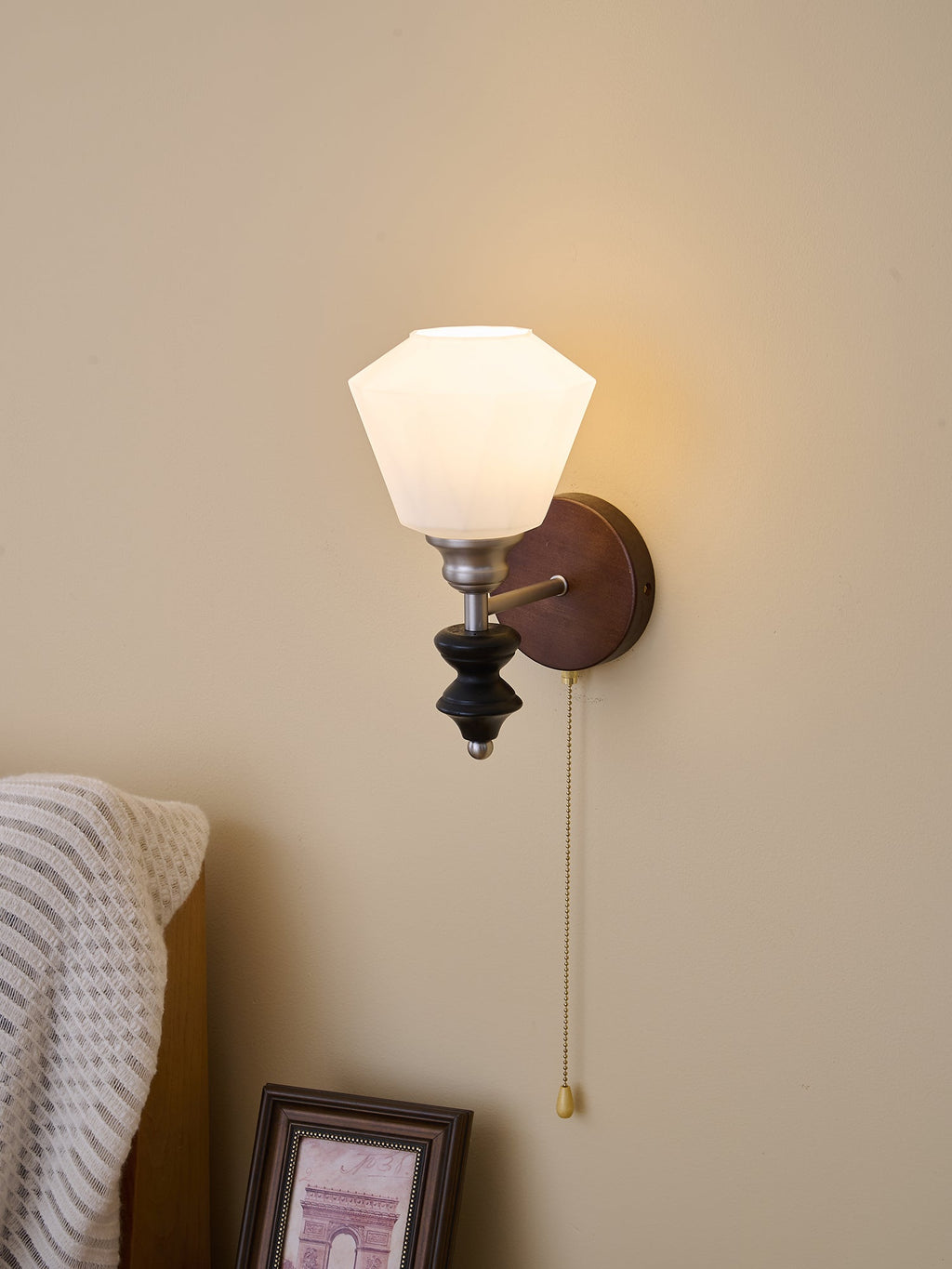 lucille-wall-lamp-anzaz-Walnut wood color & White-2