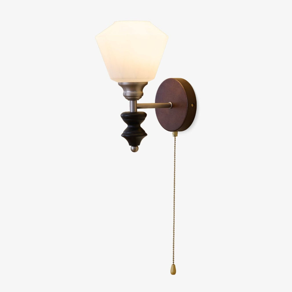 lucille-wall-lamp-anzaz-Walnut wood color & White-1