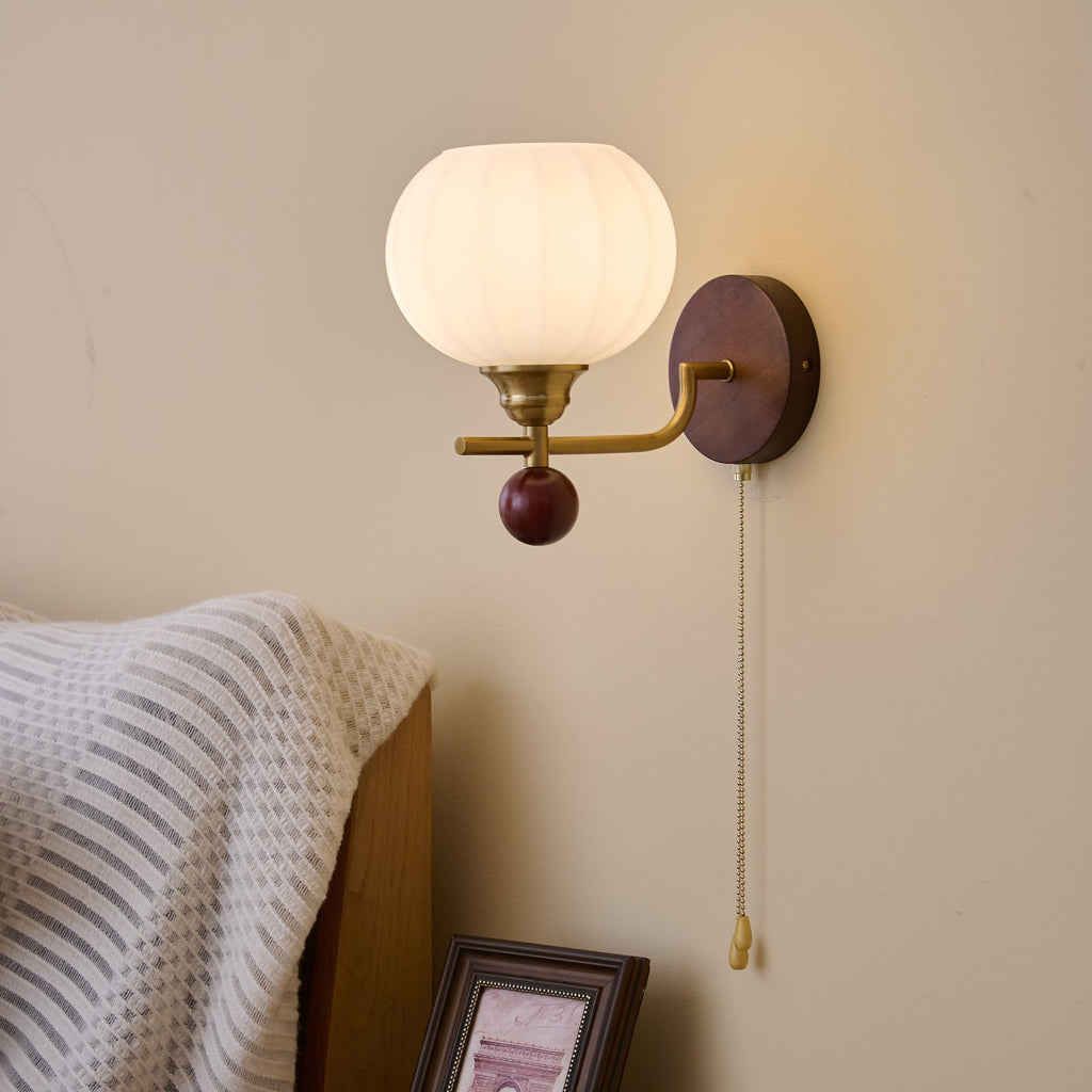 lumea-crest-wall-lamp-anzaz-Walnut wood color & Gold & White-2