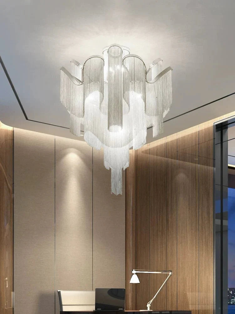 luminous-cascade-chain-ceiling-light-anzaz-Silver Chain-5