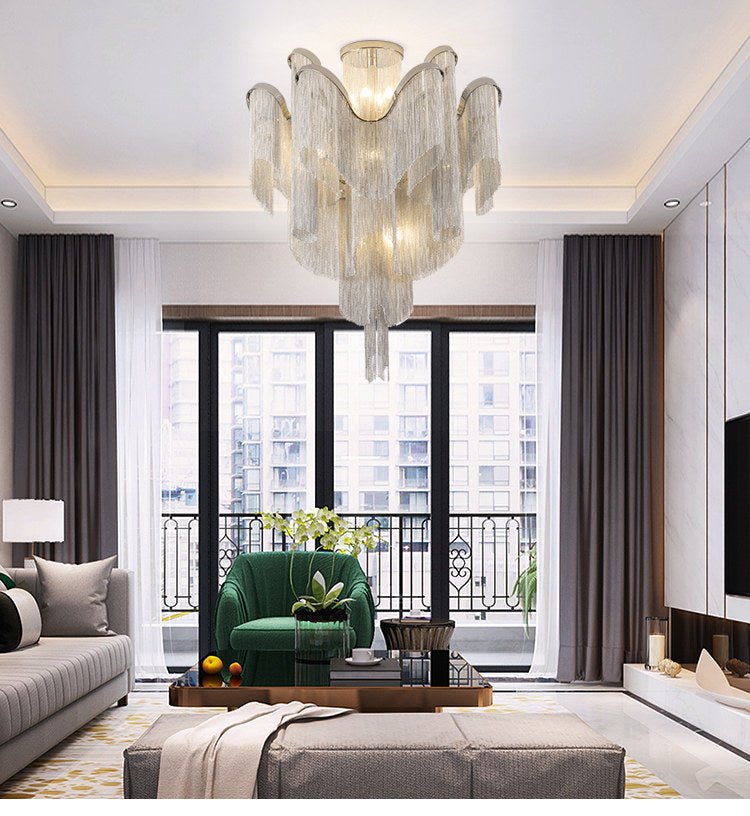luminous-cascade-chain-ceiling-light-anzaz-Silver Chain-3