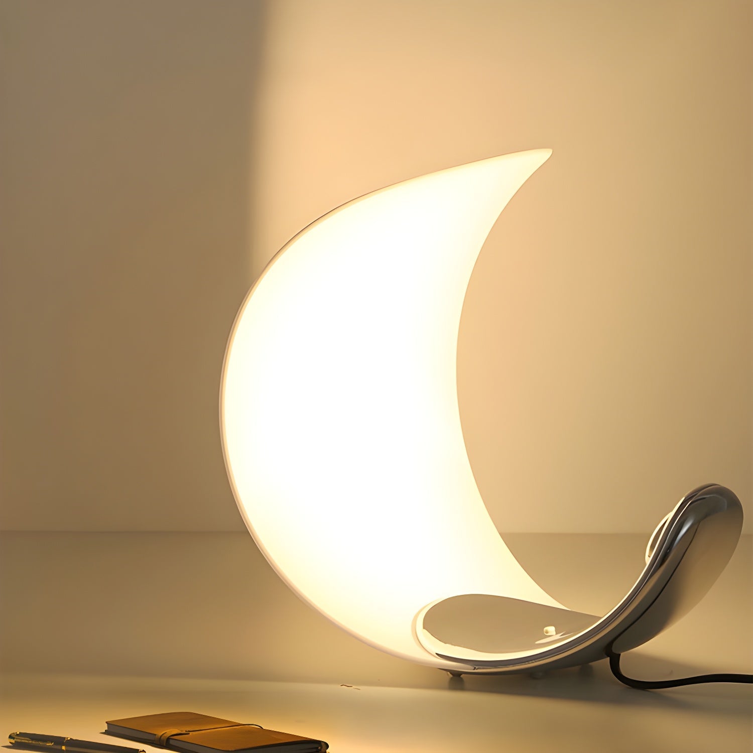 luna-flow-table-lamp-anzaz-Chrome & White-2