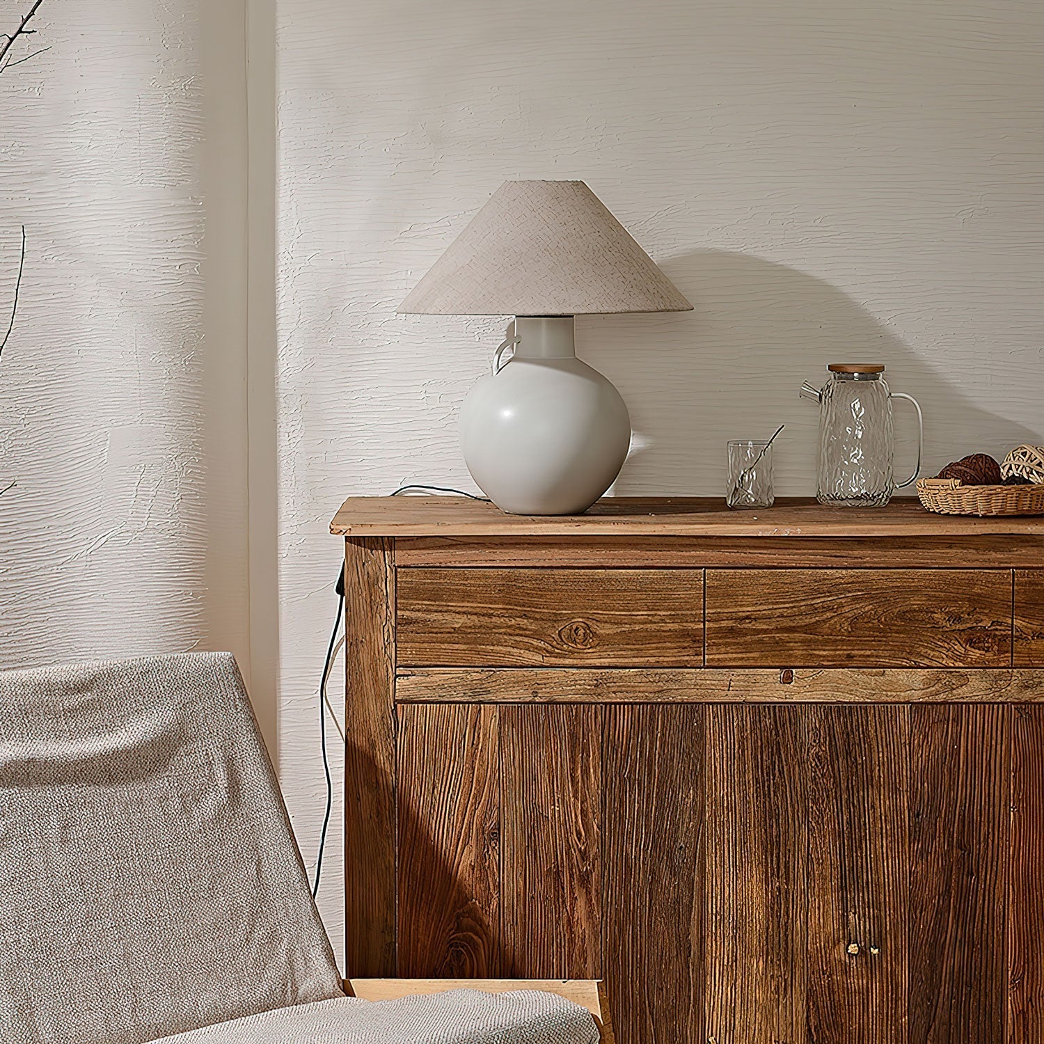 luna-jug-table-lamp-anzaz-White & Beige-4