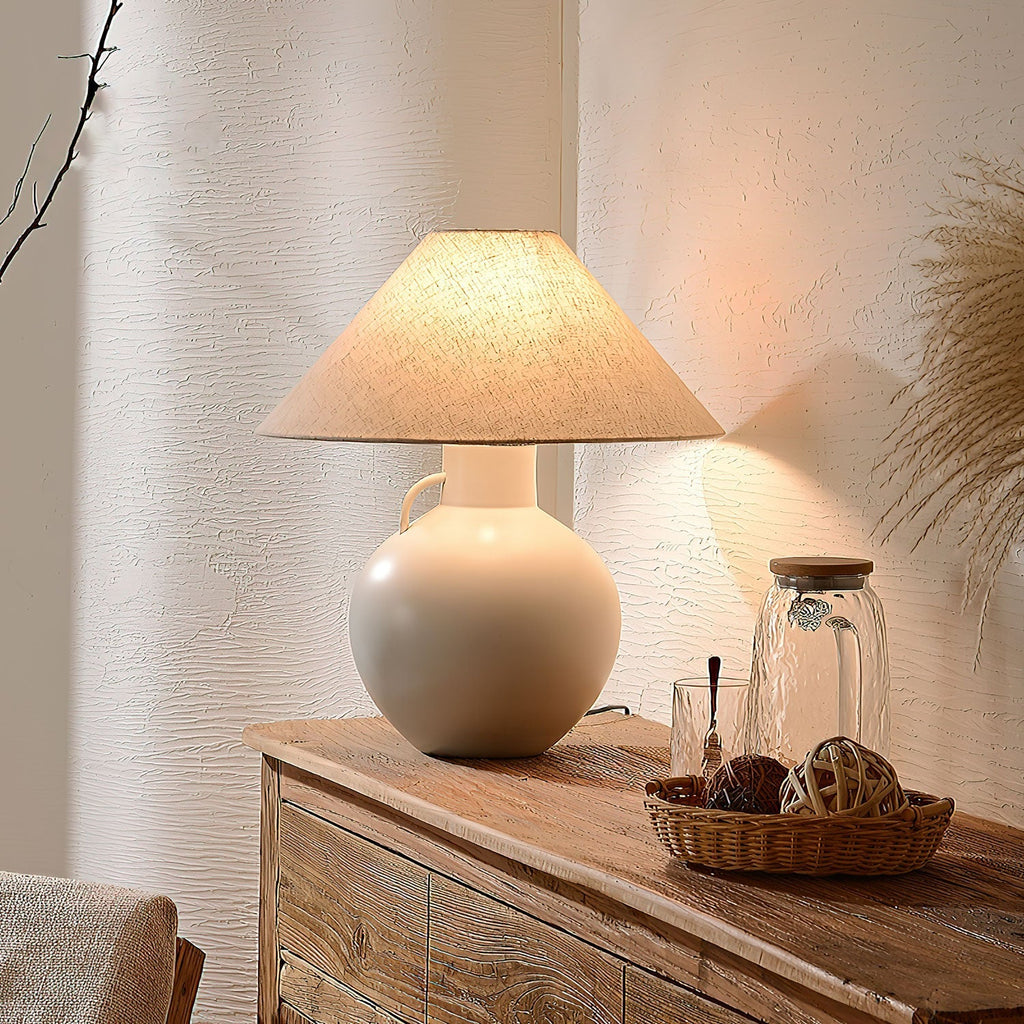 luna-jug-table-lamp-anzaz-White & Beige-2