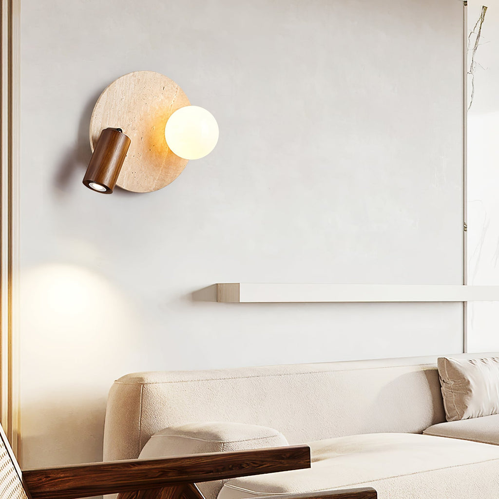 lunara-duo-wall-light-anzaz-Wood color & Yellow Travertine-3