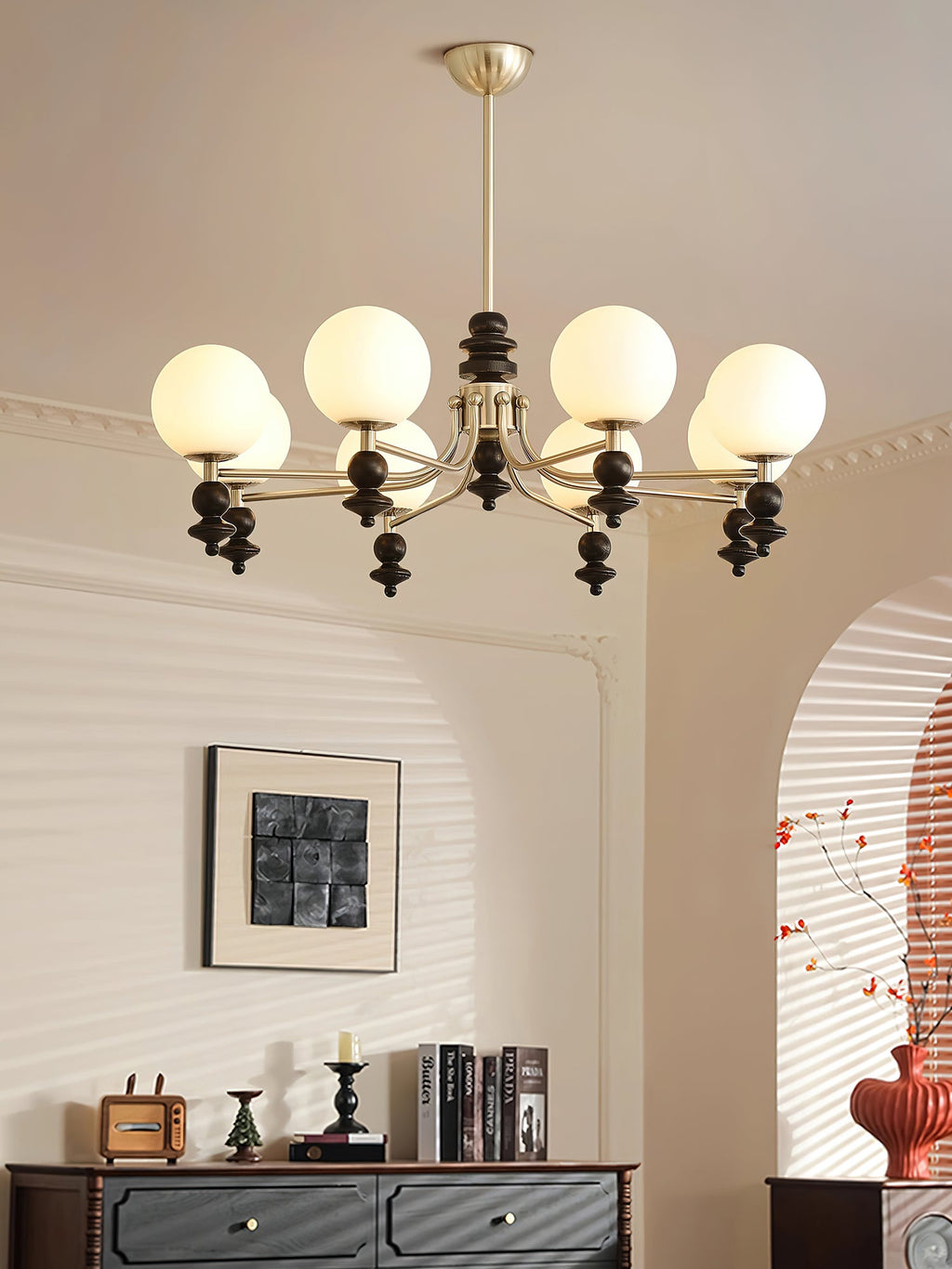 lunaris-chandelier-anzaz-Copper & Walnut color-5