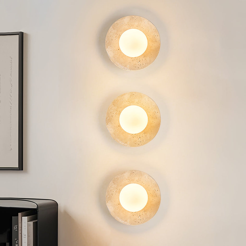 lunaro-travertine-sconce-anzaz-Yellow Travertine & White-2