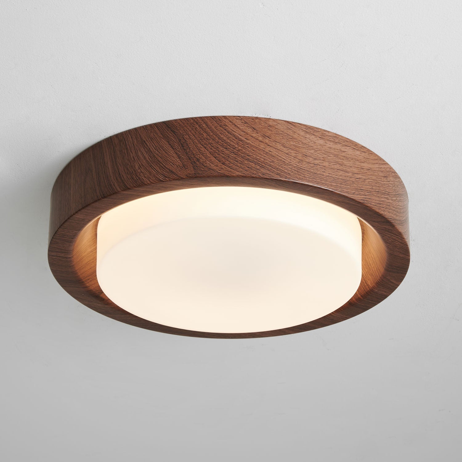lunor-ring-ceiling-light-anzaz-White Acrylic Lampshade & Walnut Wood Grain Hydrographic Transfer-21