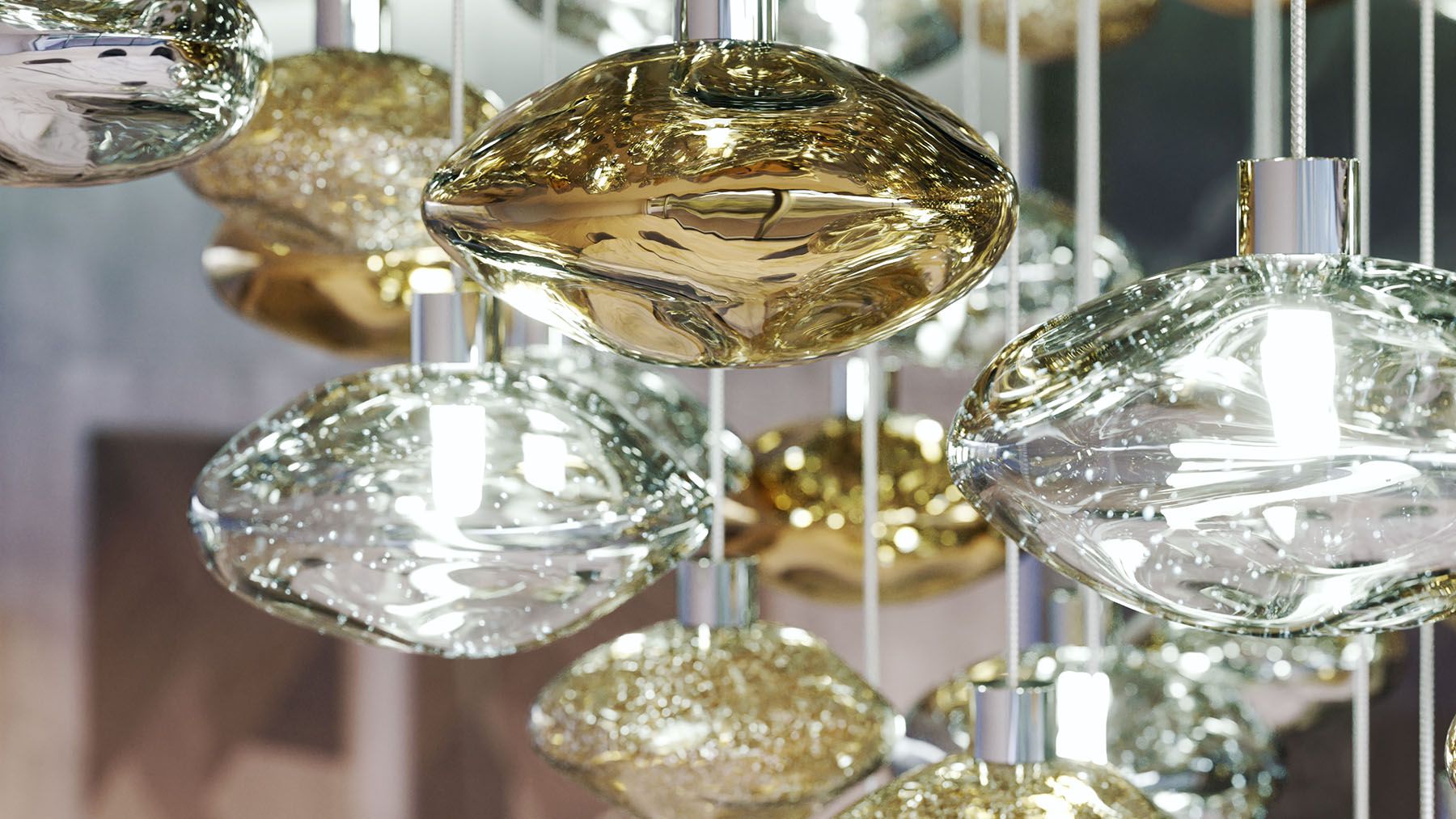 lure-chandelier-anzaz-Amber & Clear-3