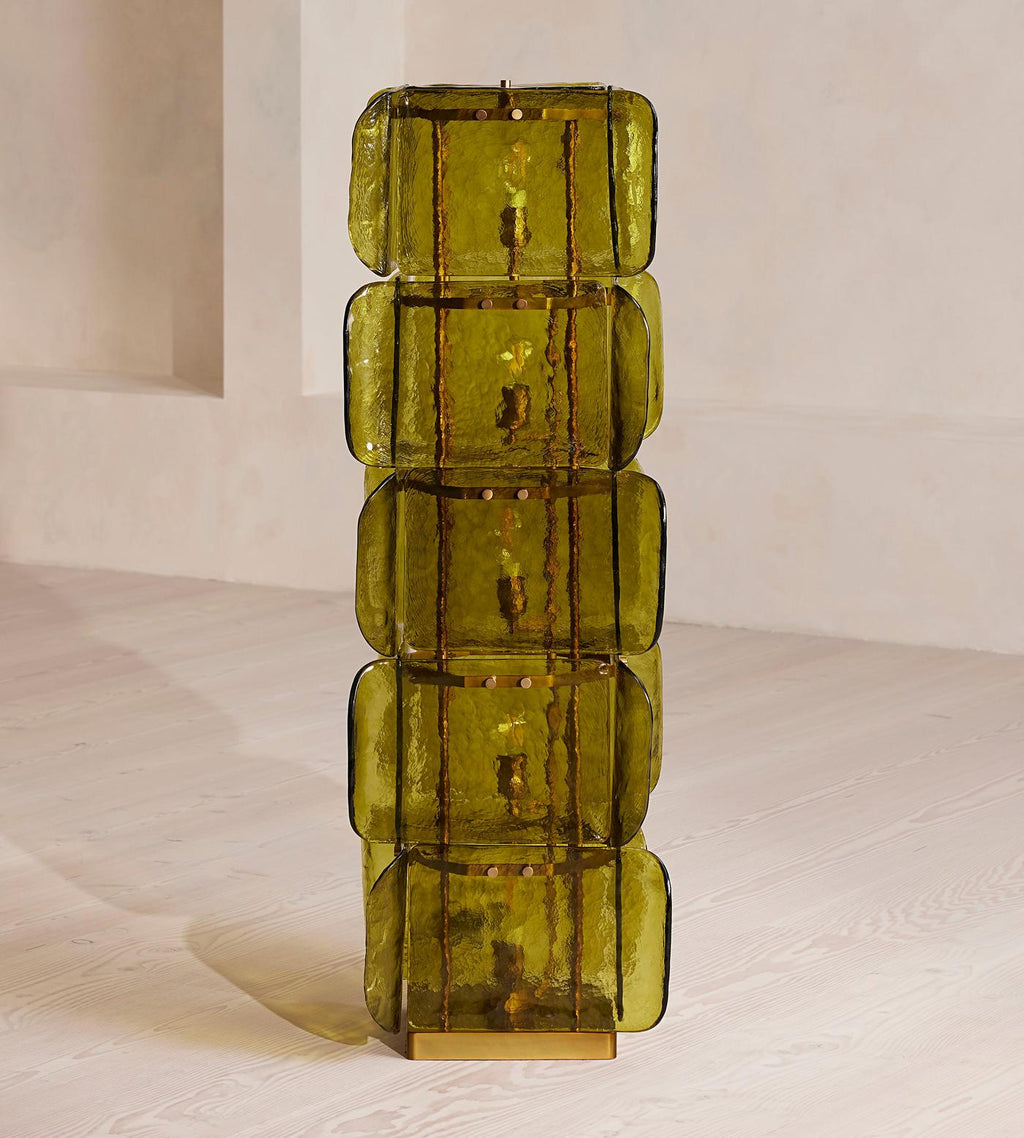 lush-glass-tower-floor-lamp-anzaz-Green & Gold-2