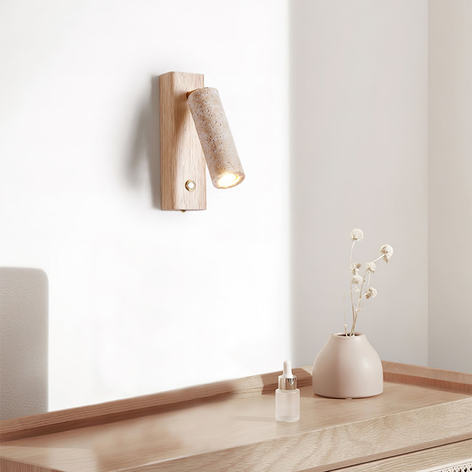 lustra-torch-wall-lamp-anzaz-Wood Color & Yellow Travertine-2