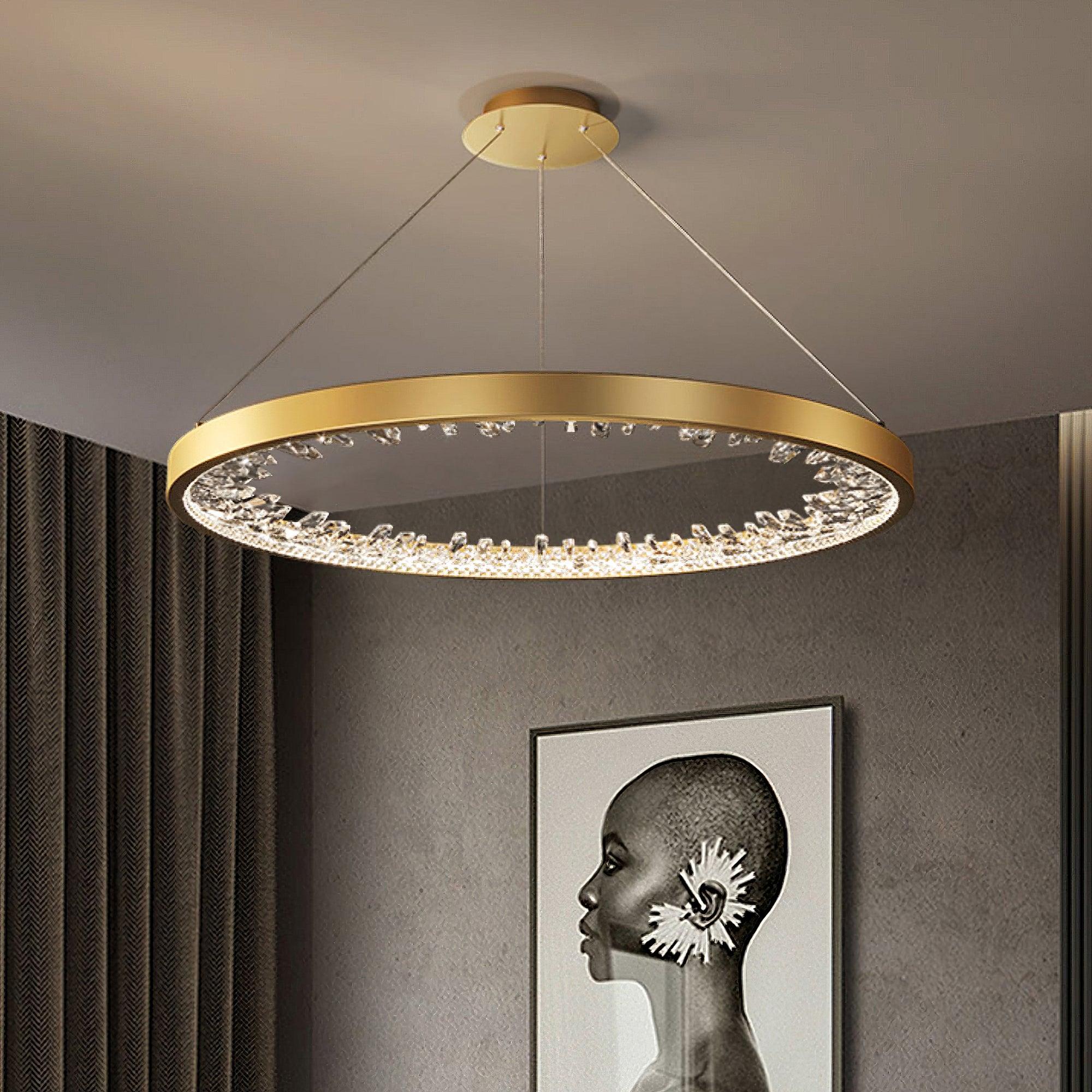 luxury-circle-crystal-chandelier-anzaz-Gold-2