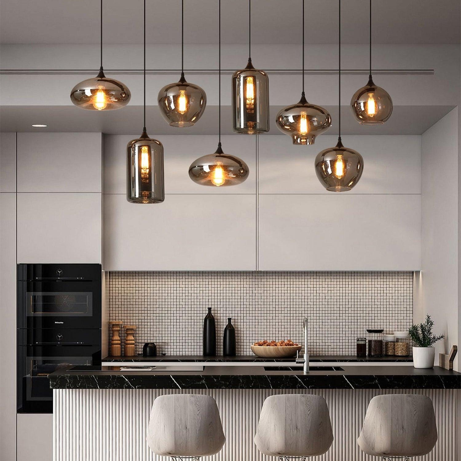 bottle-glass-pendant-light-anzaz-Smoke Gray & Black-11