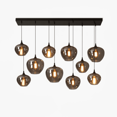 bottle-glass-pendant-light-anzaz-Smoke Gray & Black-1