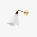 petite-magari-wall-lamp-anzaz-White & Black & Brass-1