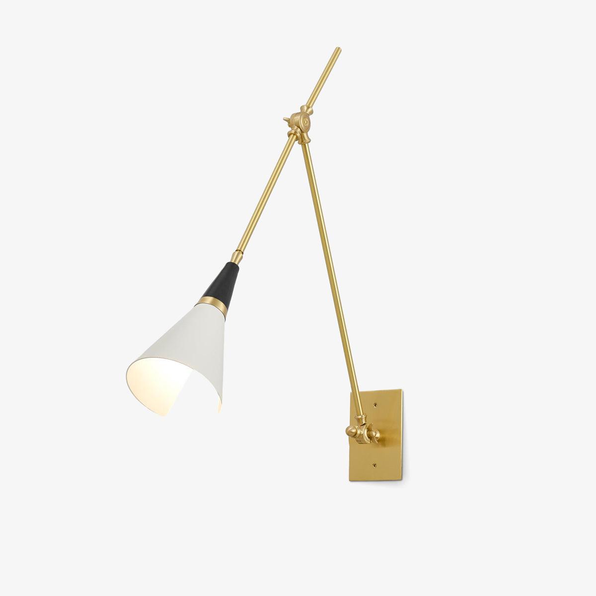 magari-wall-lamp-anzaz-White & Black & Brass-1