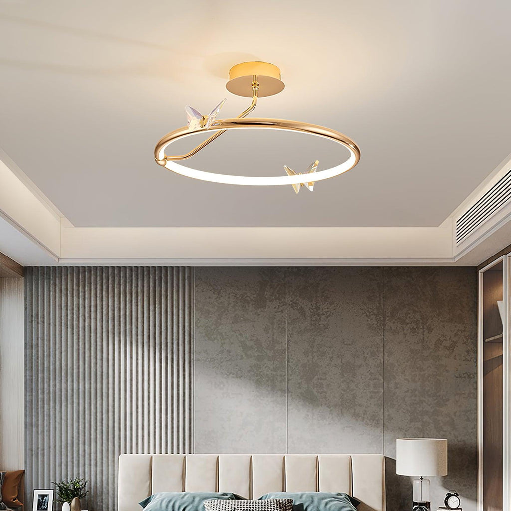 magic-butterfly-ceiling-lamp-anzaz-Gold & Transparent-2