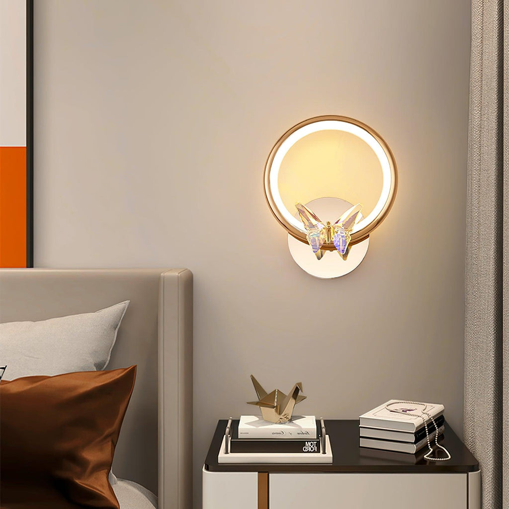 magic-butterfly-wall-light-anzaz-Gold & Transparent-2