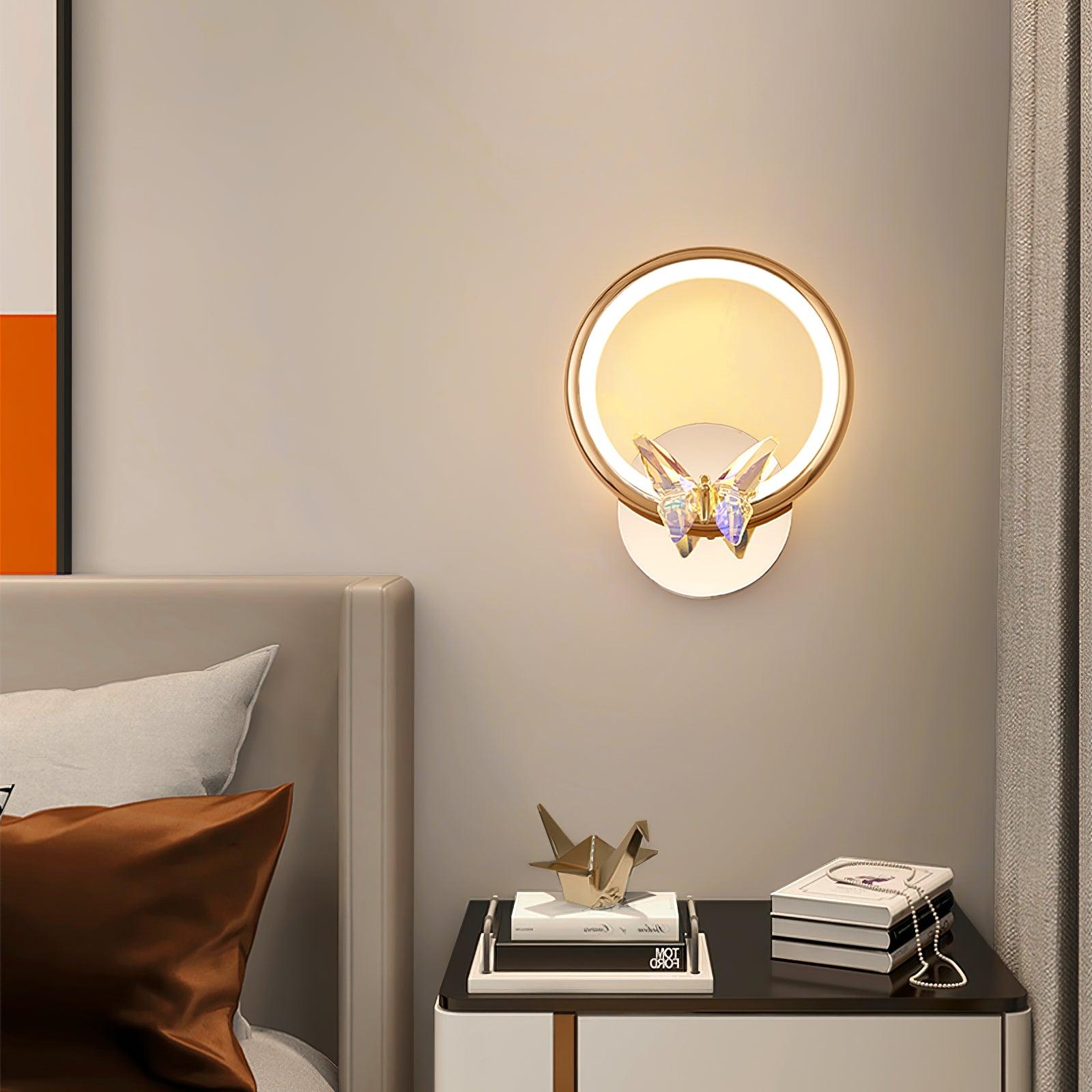 magic-butterfly-wall-light-anzaz-Gold & Transparent-2