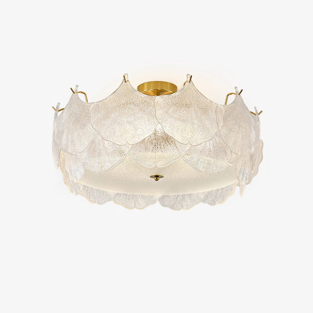 maple-leaf-cluster-ceiling-light-anzaz-Gold & White-1