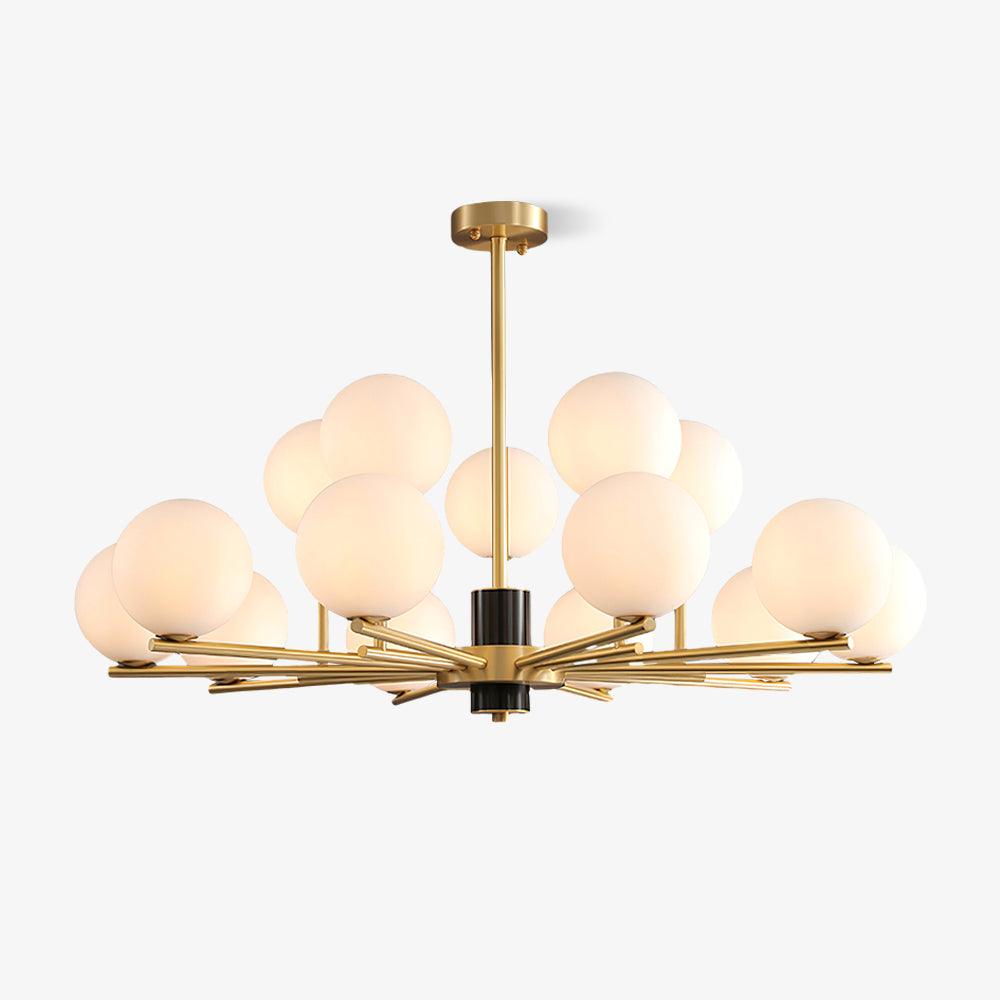 marais-chandelier-anzaz-Black & Gold & White-1