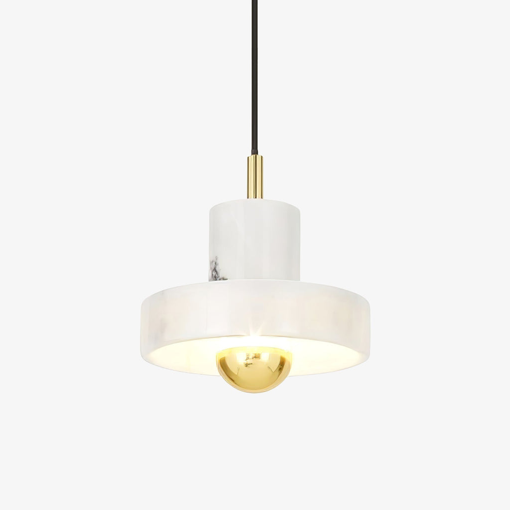 marble-aura-pendant-lamp-anzaz-Gold & White-1