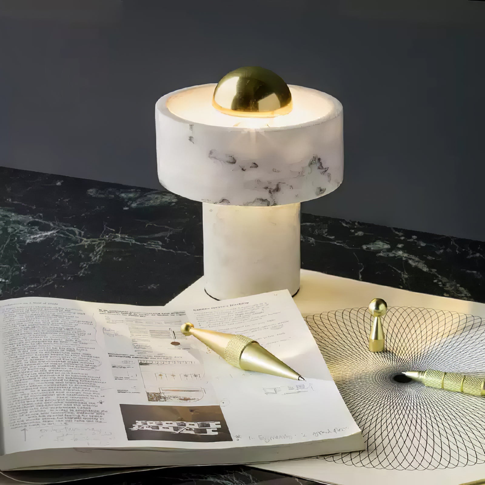 marble-aura-table-lamp-anzaz-Gold & White-4