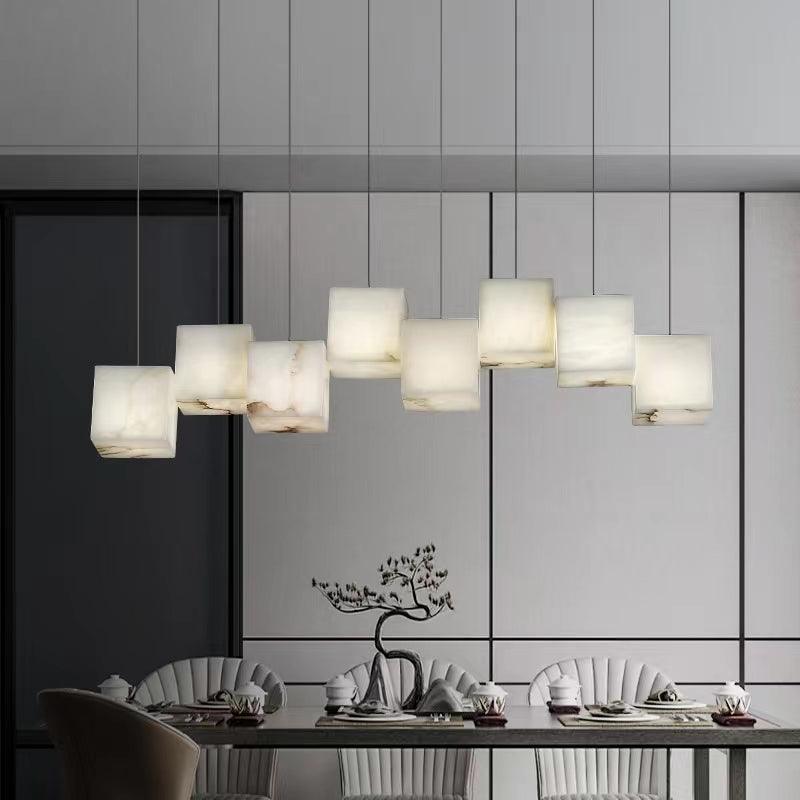alabaster-box-chandelier-anzaz-Gold & White-3